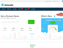 Tablet Screenshot of domozzle.com
